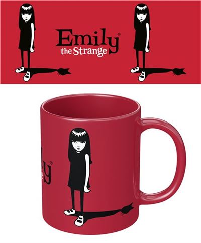 Emily The Strange - Cat Shadow Red - Coloured Mug