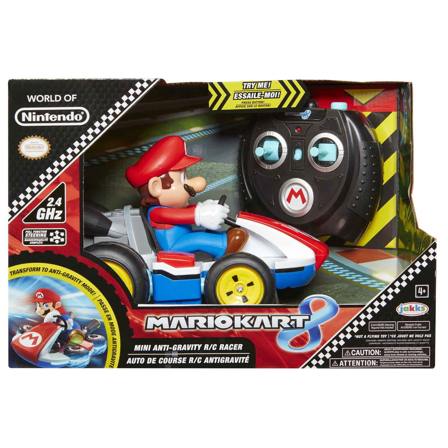 Mario Kart - Mini Anti-Gravity Remote Control Racer Vehicle