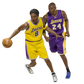 NBA Basketball - Kobe Bryant Duo 1/6th Scale Action Figure 2-Pack