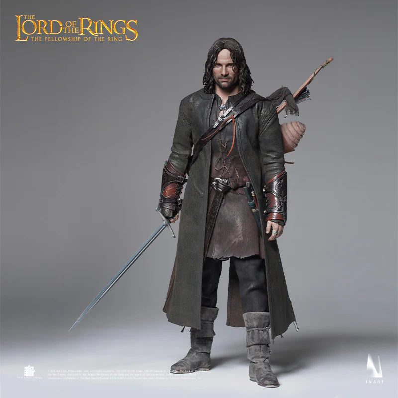 InArt The Lord Of The Rings The Fellowship Of The Ring Aragorn 1/6 Figure (Standard Version)(Sculpted Hair)