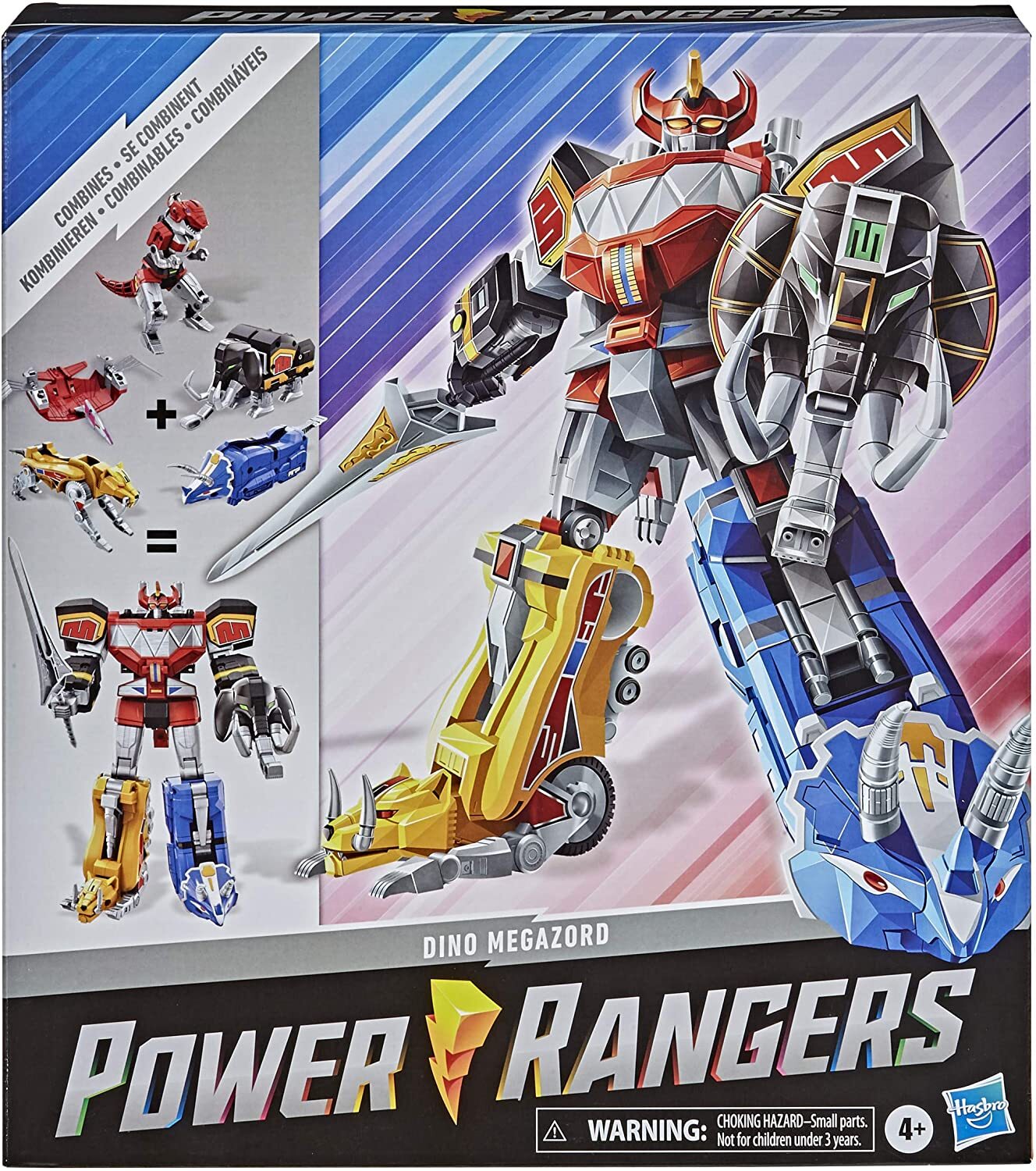 Power Rangers - Mighty Morphin Megazord Megapack Includes 5 MMPR Dinozord Action Figure