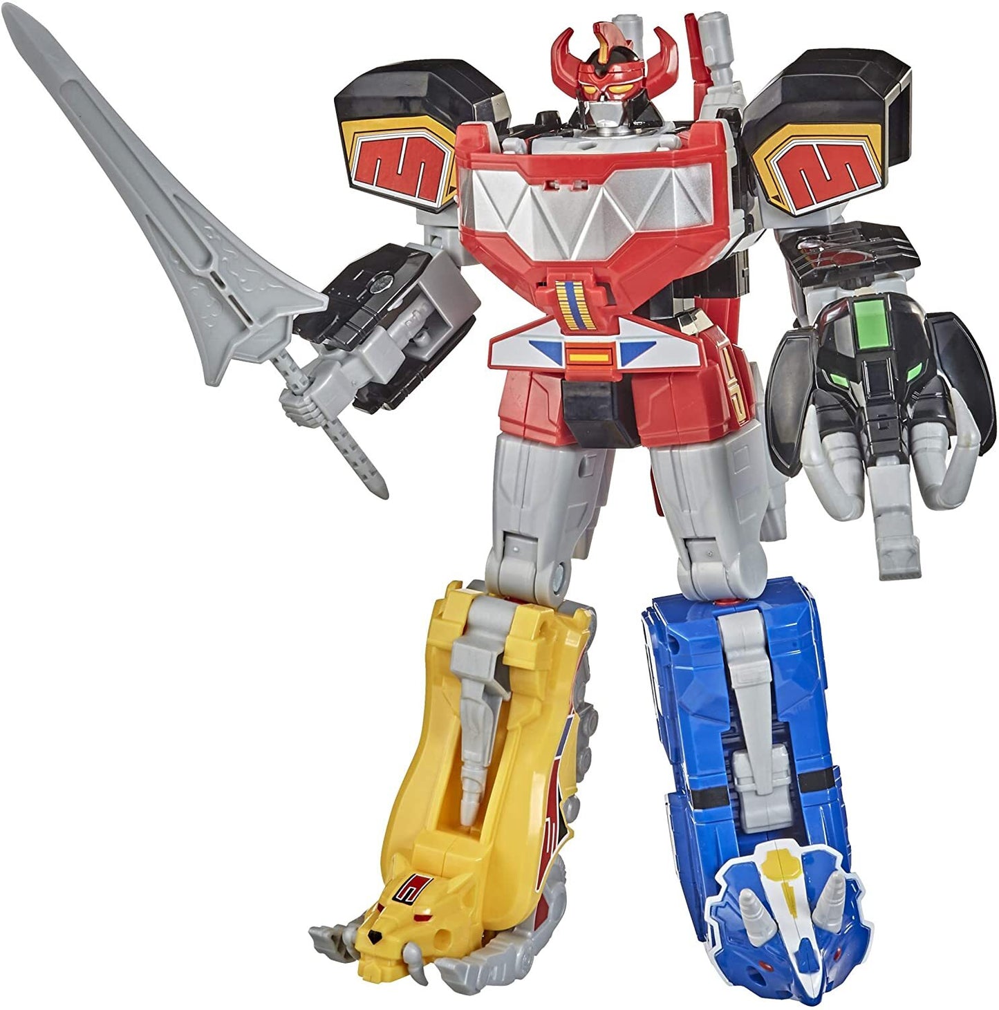 Power Rangers - Mighty Morphin Megazord Megapack Includes 5 MMPR Dinozord Action Figure