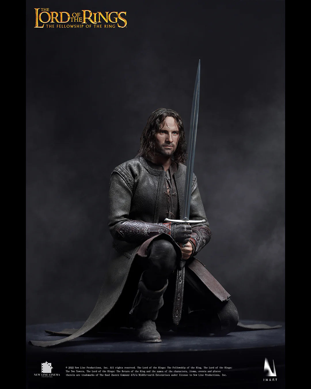 InArt The Lord Of The Rings The Fellowship Of The Ring Aragorn 1/6 Figure (Premium Version)(Rooted Hair)