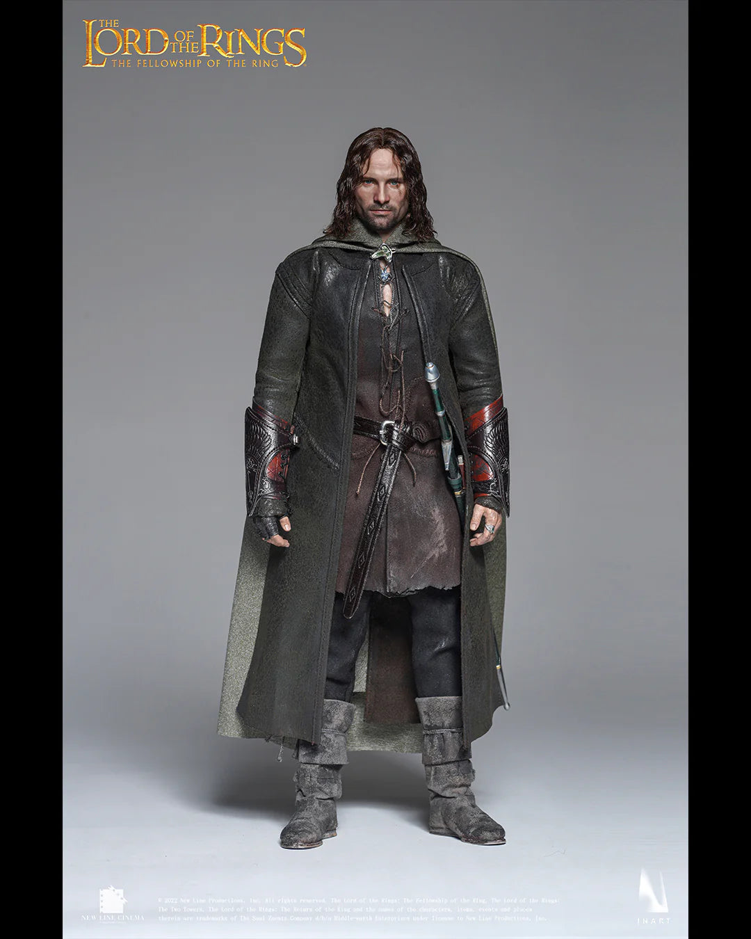 InArt The Lord Of The Rings The Fellowship Of The Ring Aragorn 1/6 Figure (Premium Version)(Rooted Hair)