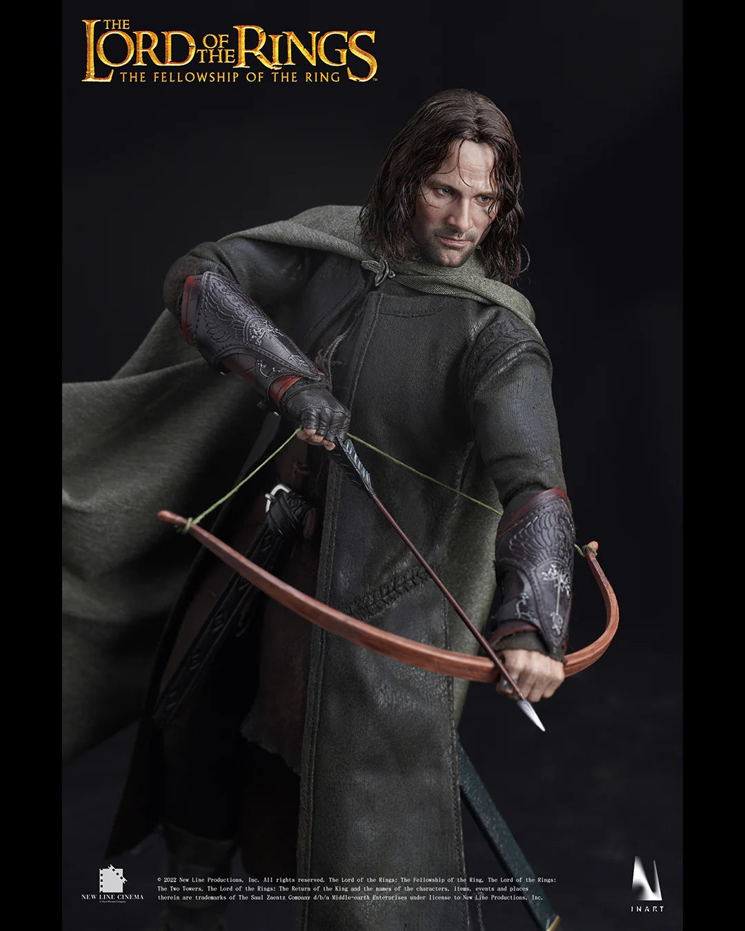 InArt The Lord Of The Rings The Fellowship Of The Ring Aragorn 1/6 Figure (Premium Version)(Rooted Hair)