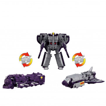 **Pre-order** Transformers Takara Tomy: Dramatic Capture Series Triple Takeover