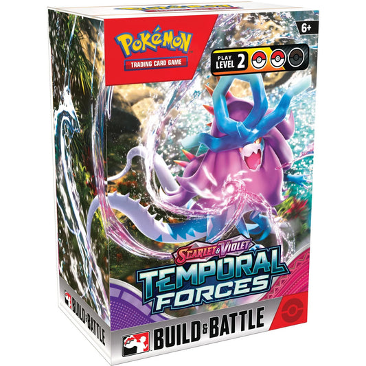Pokemon TCG Scarlet & Violet 5: Temporal Forces Build & Battle Box