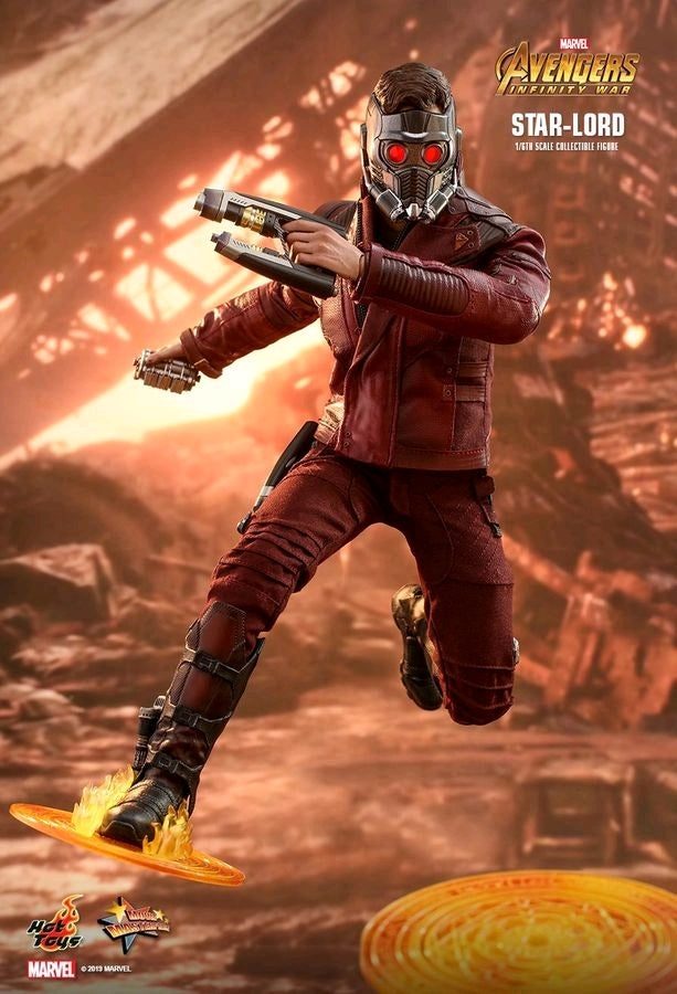 Hot Toys Marvel Avengers Infinity War Star Lord 12-Inch 1:6 Sixth Scale Action Figure