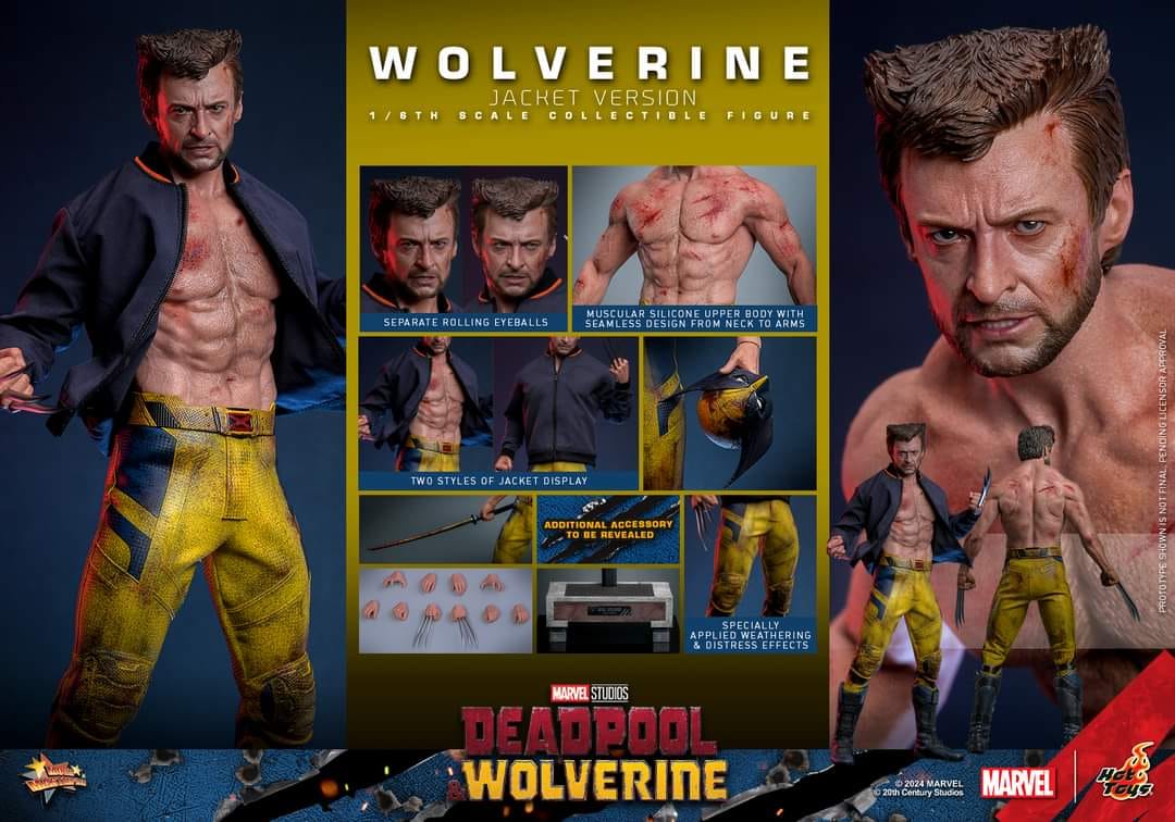 **Preorder Deposit** Deadpool & Wolverine -  Wolverine (end scene special) 1:6 Scale Collectable Action Figure