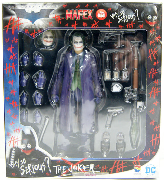 Medicom MAFEX 051 Batman The Dark Knight - The Joker Version 2.0 Figure