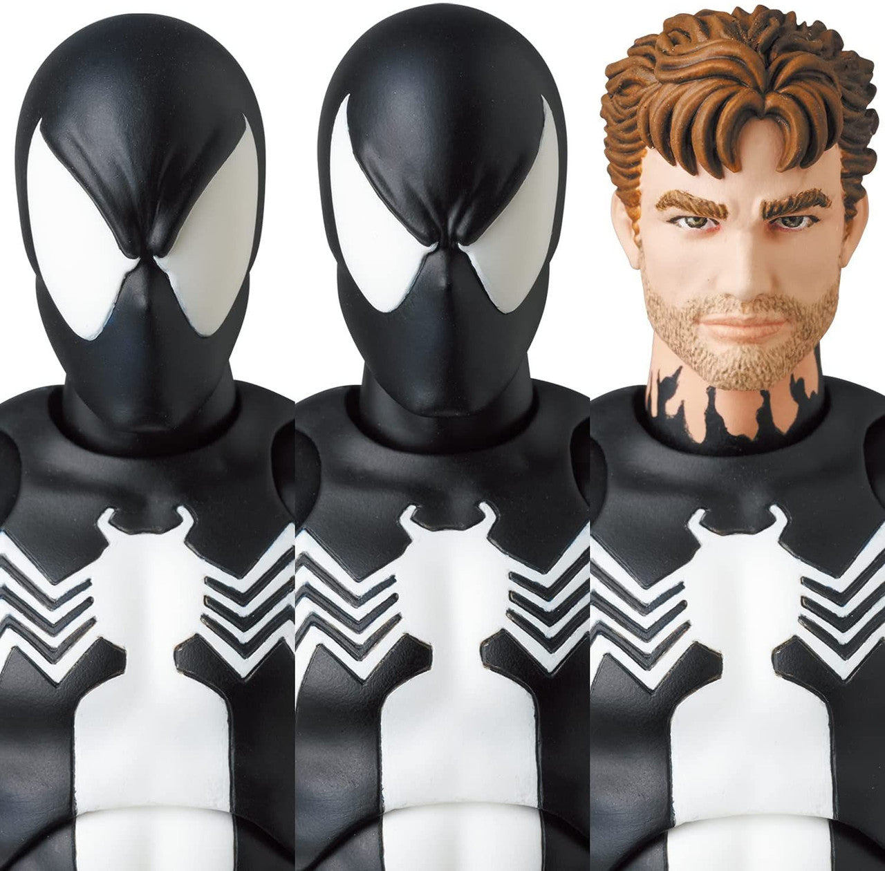 Medicom MAFEX Spider-Man Black Costume (Comic Ver.) Figure