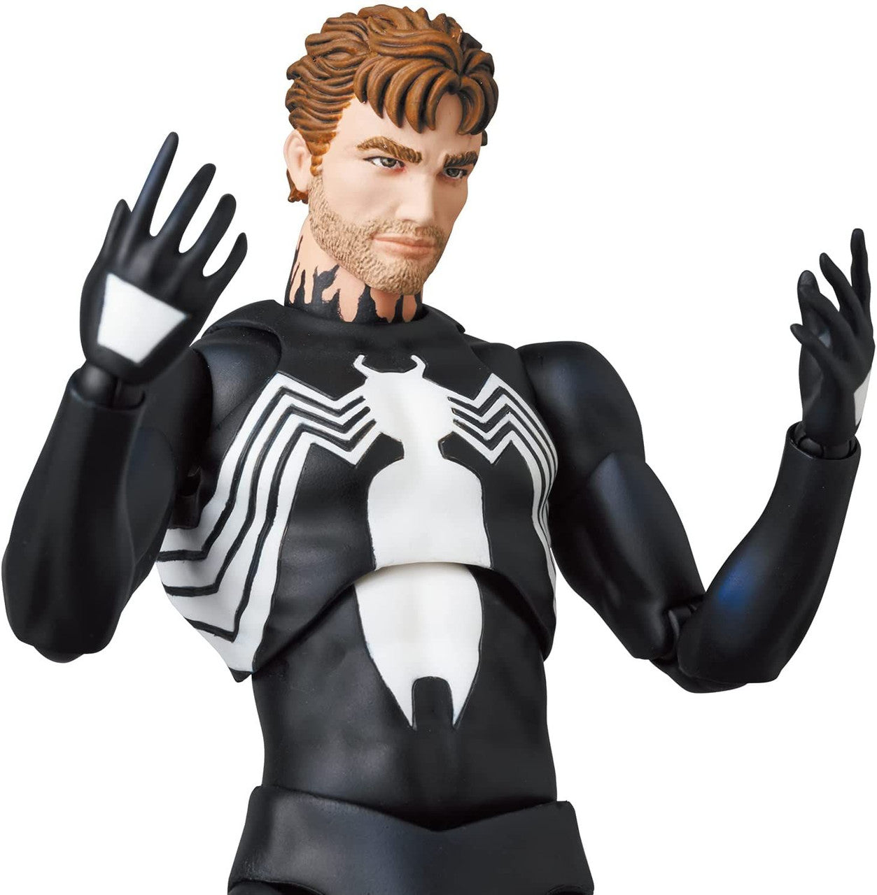 Medicom MAFEX Spider-Man Black Costume (Comic Ver.) Figure