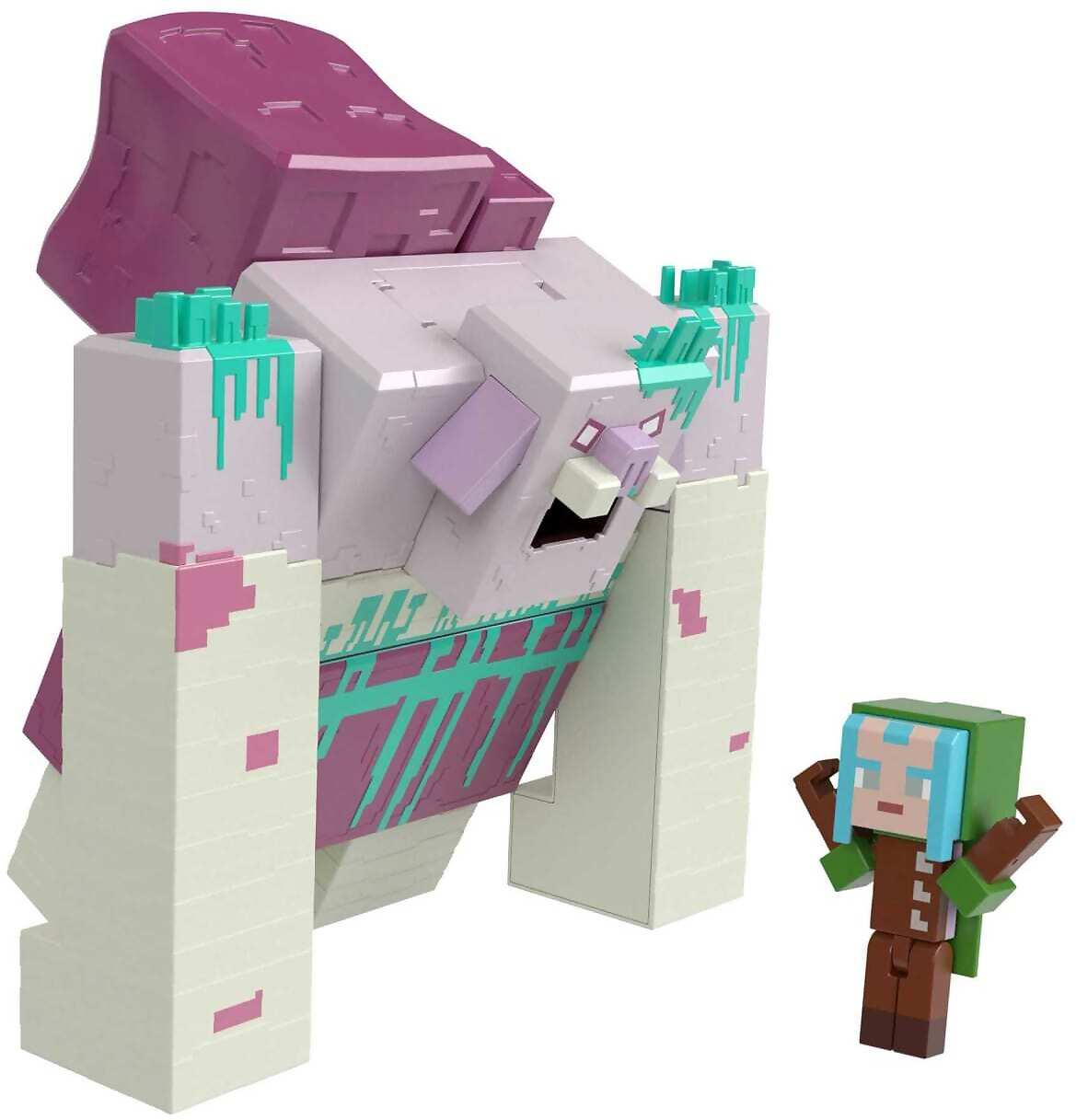 Minecraft – Legends Devourer & Ranger Action Figures & 2 Accessories Set – Mattel