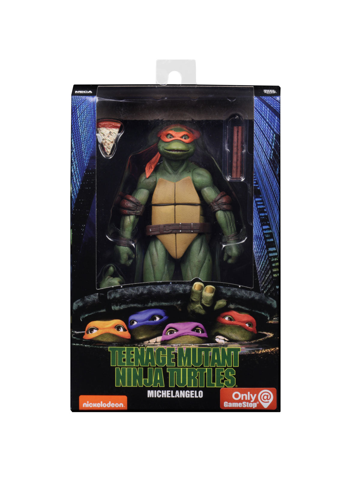 TMNT 1990 MOVIE - MICHELANGELO 7" ACTION FIGURE