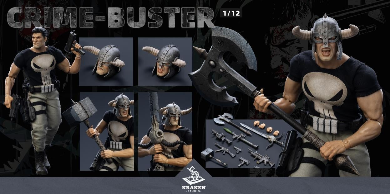 Kraken Studio 1/12 Crime Buster action figure