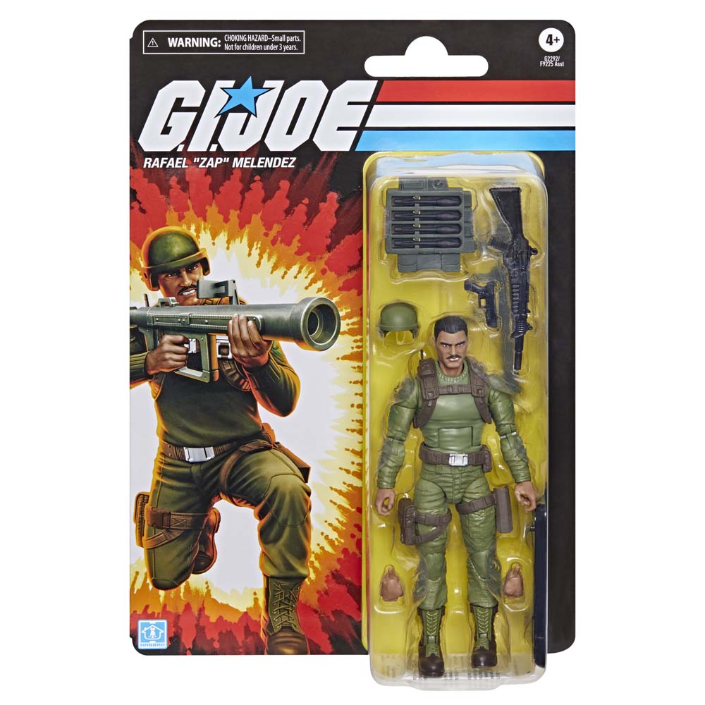 G.I. Joe Classified Series: Retro Cardback Rafael "Zap" Melendez Action Figure