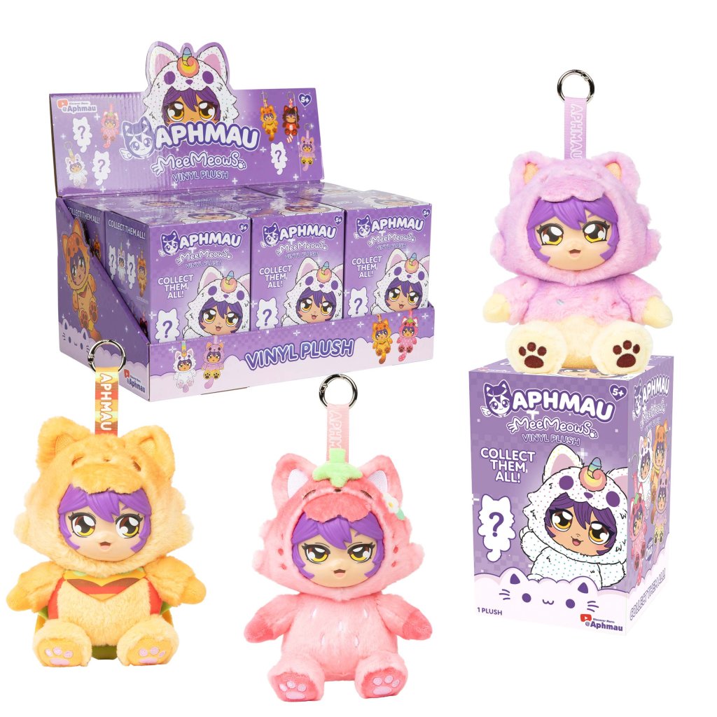 Aphmau Vinyl Plush Key Chain Collectible Assortment