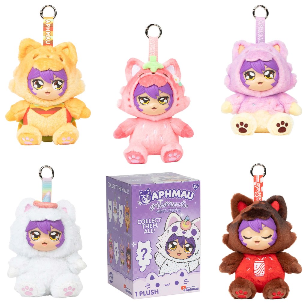 Aphmau Vinyl Plush Key Chain Collectible Assortment