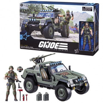 G.I. Joe Classified Series: #112 Clutch with VAMP (Multi-Purpose Attack Vehicle)