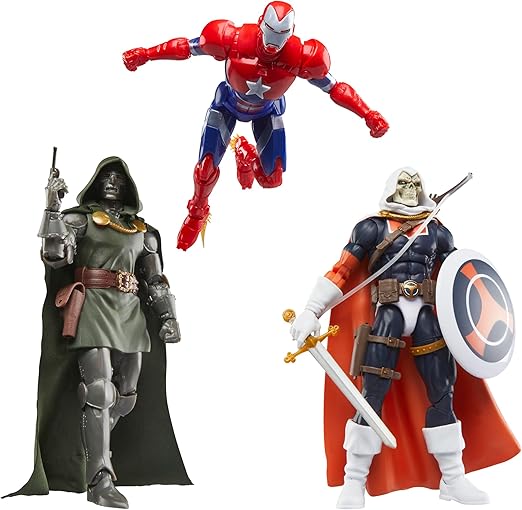 Marvel Legends Series The Cabal, 85th Anniversary Comics Collectible 6-Inch Action Figures, Taskmaster, Iron Patriot, and Doctor Doom