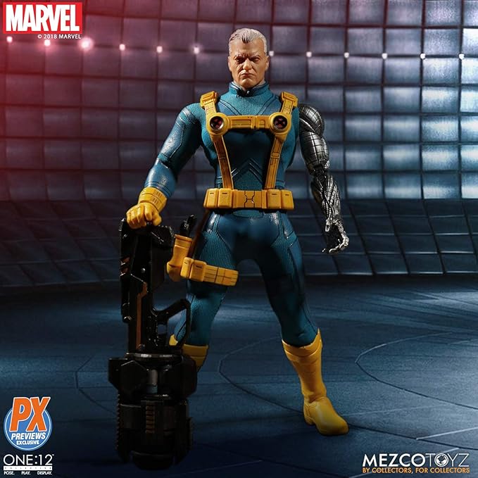 Mezco One: 12 Collective: Marvel Cable (X-Men Version) - Last Display Item