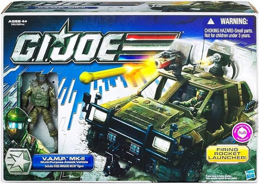 GI Joe GIJ Joe V.A.M.P. MK-II Multi-Purpose Attack Vehicle with Action Figure