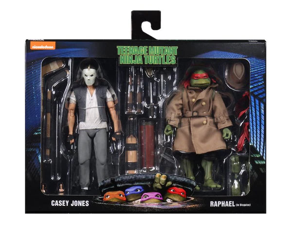 Teenage Mutant Ninja Turtles Neca 1990 Casey Jones & Raphael Action Figure 2-Pack