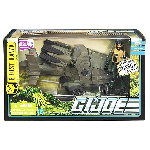 Gi Joe Alpha Vehicle - Ghost Hawk With Tomahawk