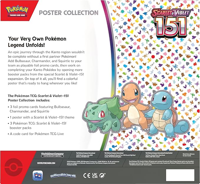Pokémon TCG Scarlet & Violet—151 Poster Collection