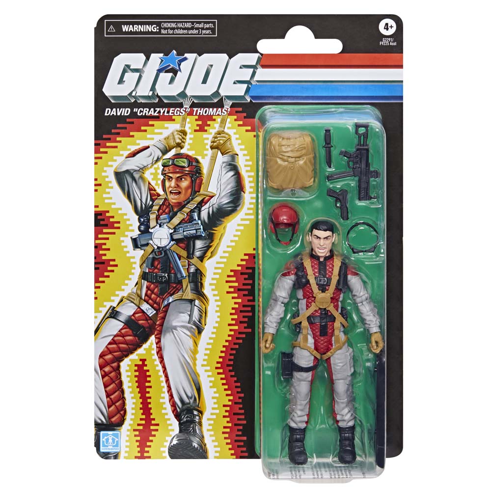 G.I. Joe - Classified Series: Retro Cardback - David “Crazylegs” Thomas Action Figure