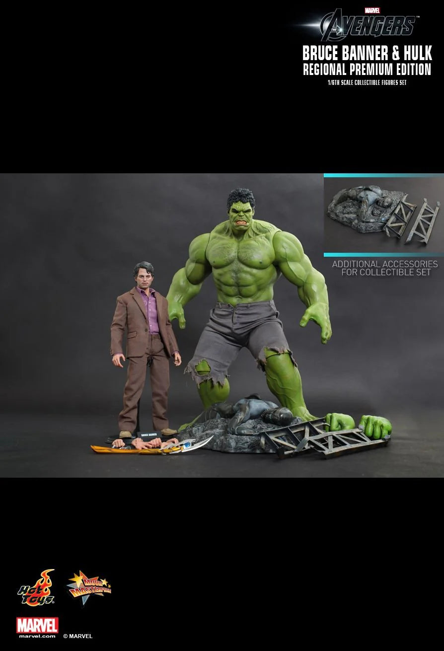 Hot Toys MMS230 - Marvel Comics - The Avengers - Bruce Banner And Hulk