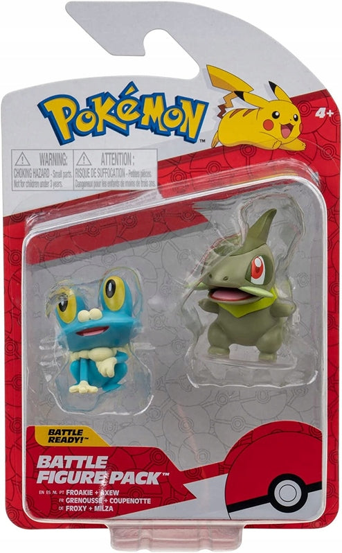 Pokemon Froakie & Axew Battle Figure Pack Small