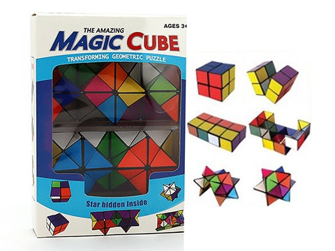 STAR CUBE TRANSFORMING PUZZLE (2 IN 1)