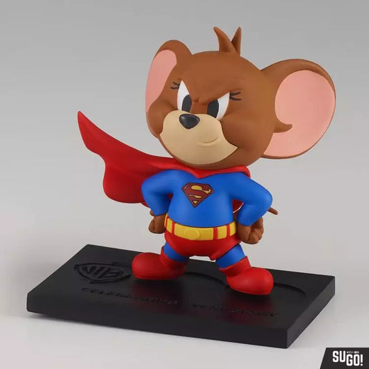 Banpresto Tom And Jerry PVC Figure Collection WB 100th Anniversary Jerry as Superman