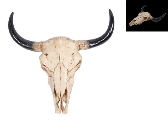 WALL HANGER COW SKULL 30CM