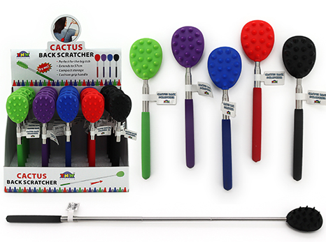 TELESCOPIC CACTUS BACK SCRATCHER (ASSTD)