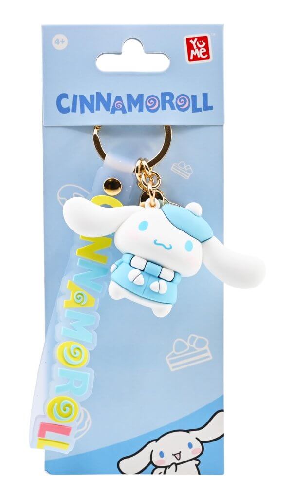 HELLO KITTY - Keychain w/hand strap - Cinnamoroll PDQ- Assorted