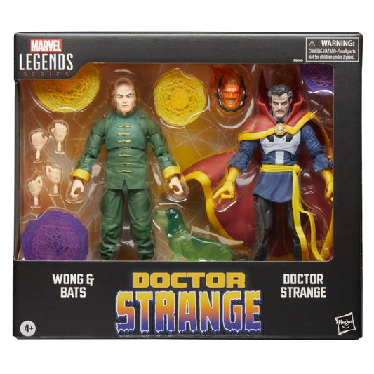 Marvel Legends 6 Inch Wong & Bats and Doctor Strange 2-Pack