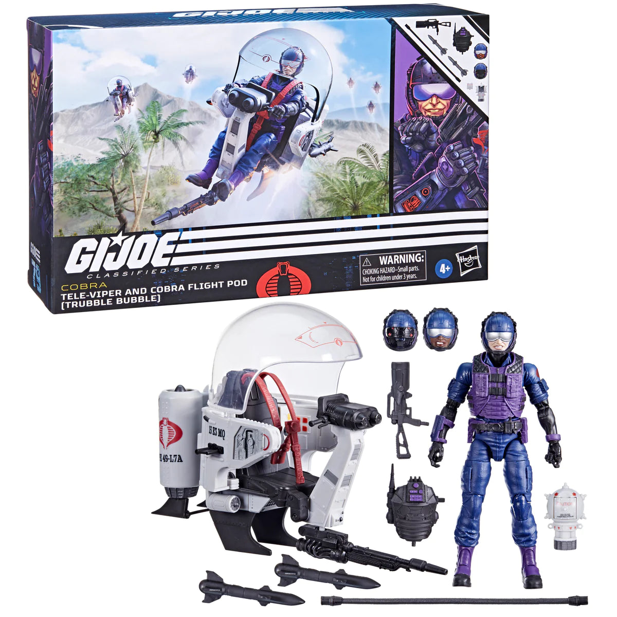 G.I. Joe Classified Series Tele-Viper & Cobra Flight Pod (Trubble Bubble)