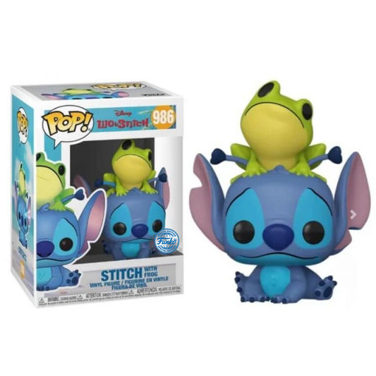 Lilo & Stitch - Stitch with Frog US Exclusive Pop! Vinyl