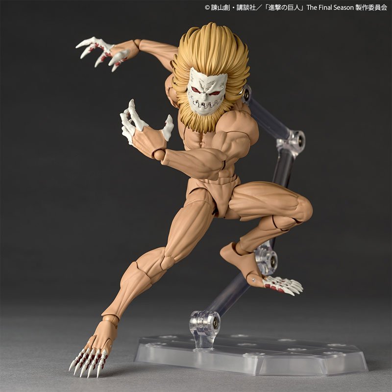 Kaiyodo Amazing Yamaguchi / Revoltech: Attack on Titan Jaw Titan (Limited + Bonus) Action Figure