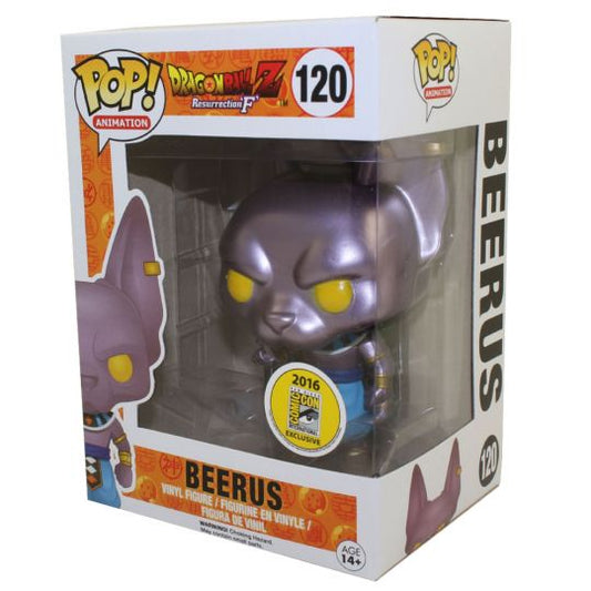Funko POP! Dragonball Z - Vinyl Figure - BEERUS (Metallic) #120 *Exclusive*
