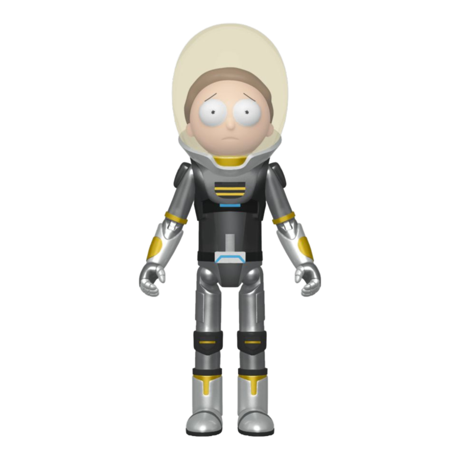 Rick and Morty - Space Suit Morty Metallic Action Figure