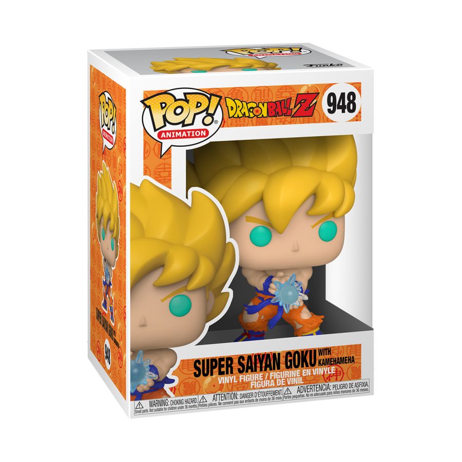 Dragon Ball Z - Super Saiyan Goku with Kamehameha Wave Pop! Vinyl