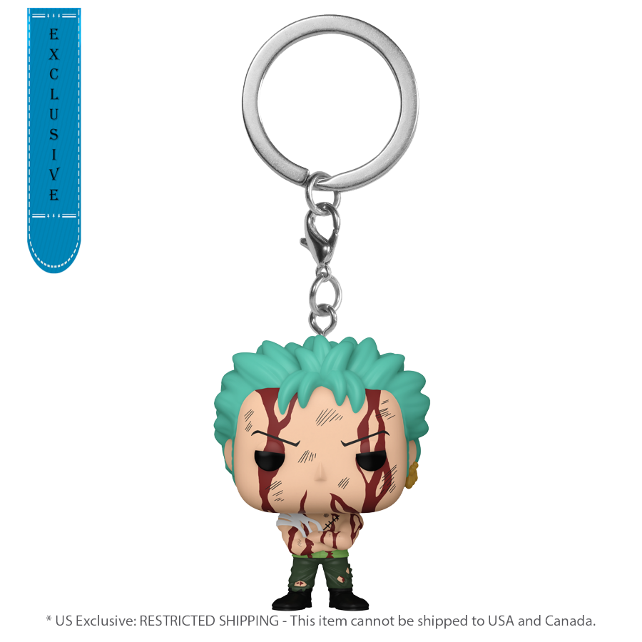 One Piece - Roronoa Zoro "Nothing Happened" US Exclusive Pop! Keychain [RS]