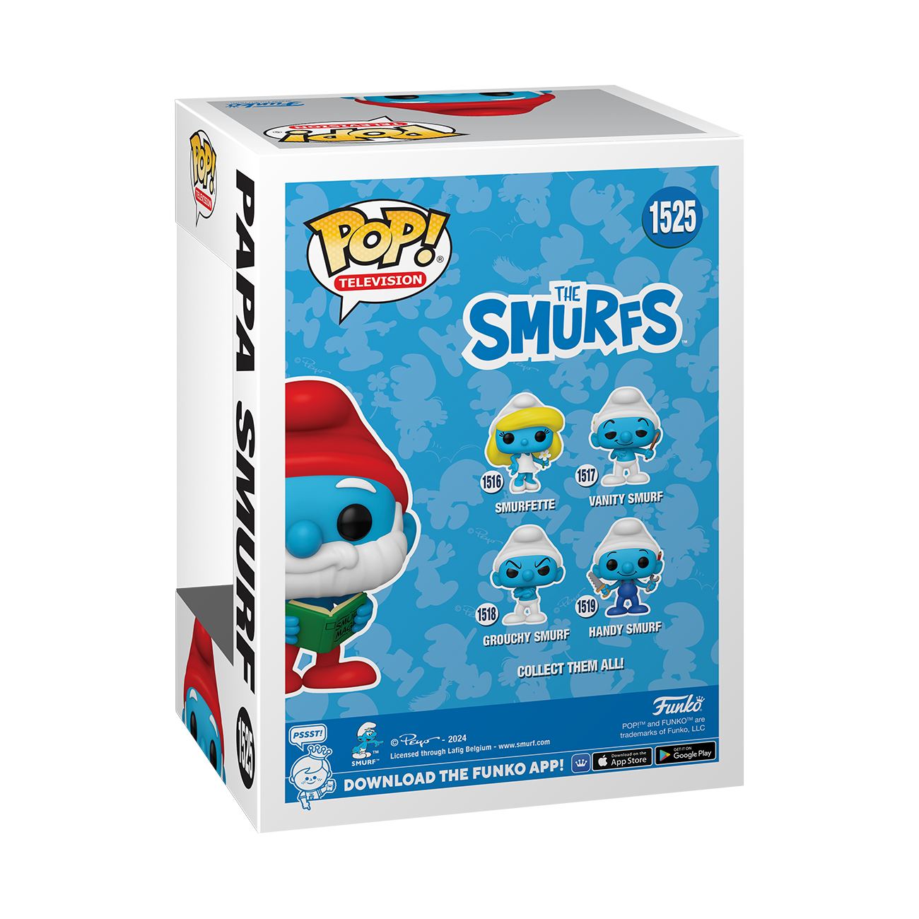 FUNKO 2024 Summer Convention Limited Edition - Smurfs - Papa Smurf Pop