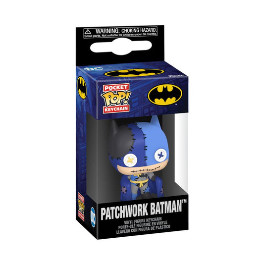 DC Comics - Patchwork Batman Pop! Keychain