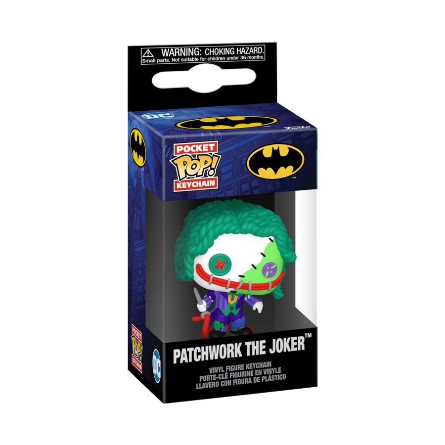 DC Comics - Patchwork The Joker Pop! Keychain