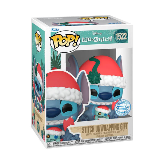 Lilo & Stitch - Stitch Unwrapping Gift US Exclusive Pop! Vinyl [RS]