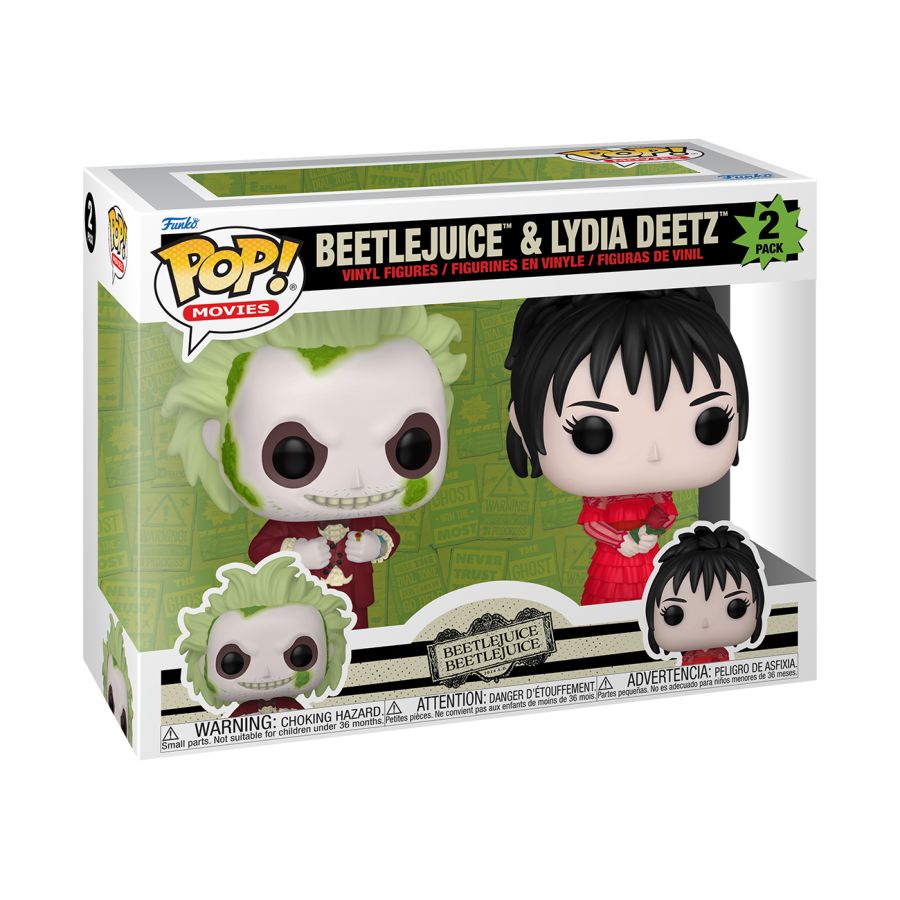 Beetlejuice Beetlejuice - Beetlejuice & Lydia Deetz Pop! Vinyl 2-Pack